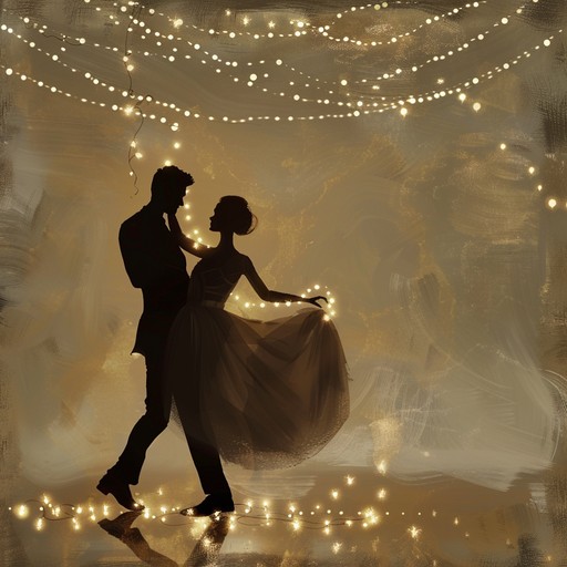 A euphoric waltz with bright melodies, capturing the essence of a joyful summer ballroom dance, where couples twirl gracefully under warm evening skies, creating an enchanting and vibrant atmosphere