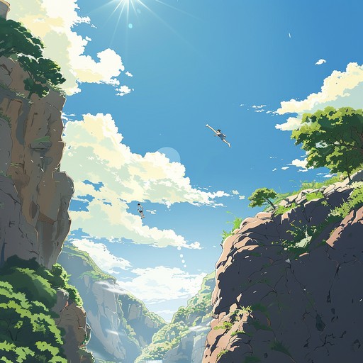 An energetic and cheerful anime theme featuring a lively and uplifting piano melody. The track builds excitement with fast paced rhythms, joyful harmonies, and whimsical flourishes. Perfect for capturing the essence of carefree and adventurous moments in an anime setting.