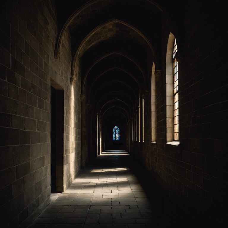 A composition that weaves deep, resonating bass lines with the ethereal sound of a church organ, creating a sound that feels like whispering shadows at the strike of midnight, yet carries the promise of dawn. Enriched with layers that transition from the depths of nocturnal mystery to the first light's serenity, this piece epitomizes gothic elegance and subtle drama. A composition that weaves deep, resonating bass lines with the ethereal sound of a church organ, creating a sound that feels like whispering shadows at the strike of midnight, yet carries the promise of dawn. Enriched with layers that transition from the depths of nocturnal mystery to the first light's serenity, this piece epitomizes gothic elegance and subtle drama.