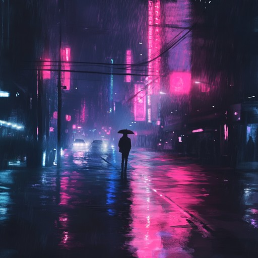 An instrumental k pop track featuring brooding synths and atmospheric sounds, creating a moody and introspective ambiance.