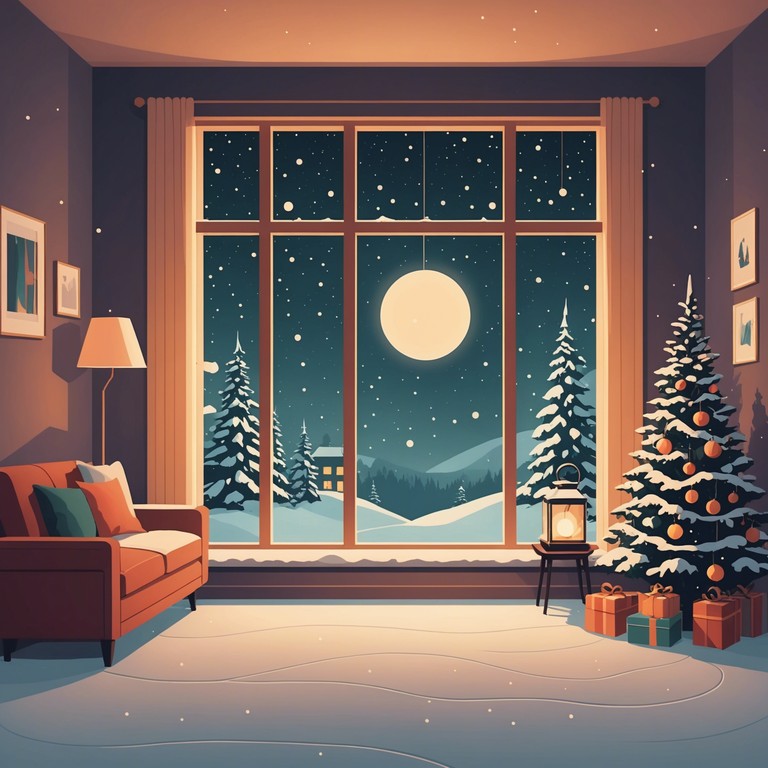 Soft, gentle compositions designed to invoke feelings of comfort and joy during festive nights, wrapping the listener in a musical embrace that enhances the spirit of the season.