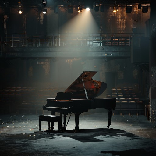 In this composition, subtle jazz foundations blend with enigmatic soundscapes, creating a mysterious auditory journey through velvet like shadows. Delicate piano notes dance through the mist, capturing the essence of intrigue and sophistication in a nocturnal setting.