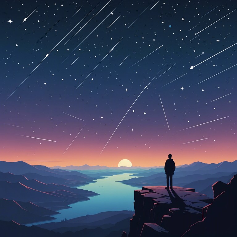 A rich composition that marries the peace of ambient music with the dynamic progression of trance elements, framing a deep celestial experience that captures the listener's imagination and instills a sense of cosmic wonderment.