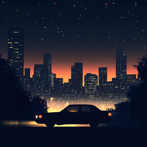 The track encapsulates the exhilarating sensation of driving through a city at night. With a blend of groovy bass, powerful drums, and memorable guitar melodies, this instrumental rock piece creates a vivid and thrilling auditory experience perfect for soundtracks or personal enjoyment
