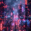 intricate, energetic beats weaving through vibrant digital landscapes.