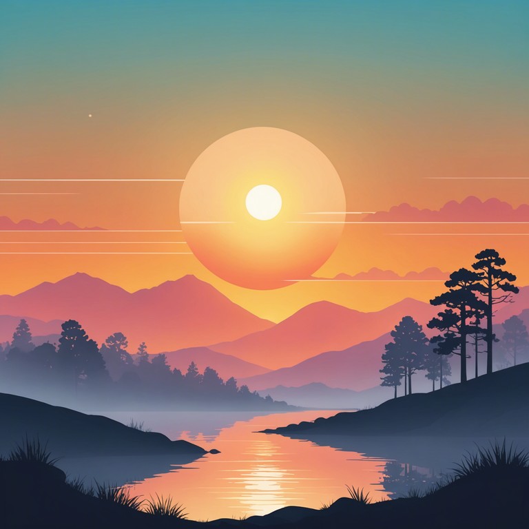 The track opens with a gentle guitar strumming that gradually builds into a full bodied melody enriched with optimistic overtones and rhythmic freshness. The progression mimics a sunrise, illuminating a new day with musical brightness and vivid textures. Melodic interludes symbolize hopeful moments and new beginnings.
