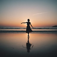 gentle rumba beats blend with dreamy synths