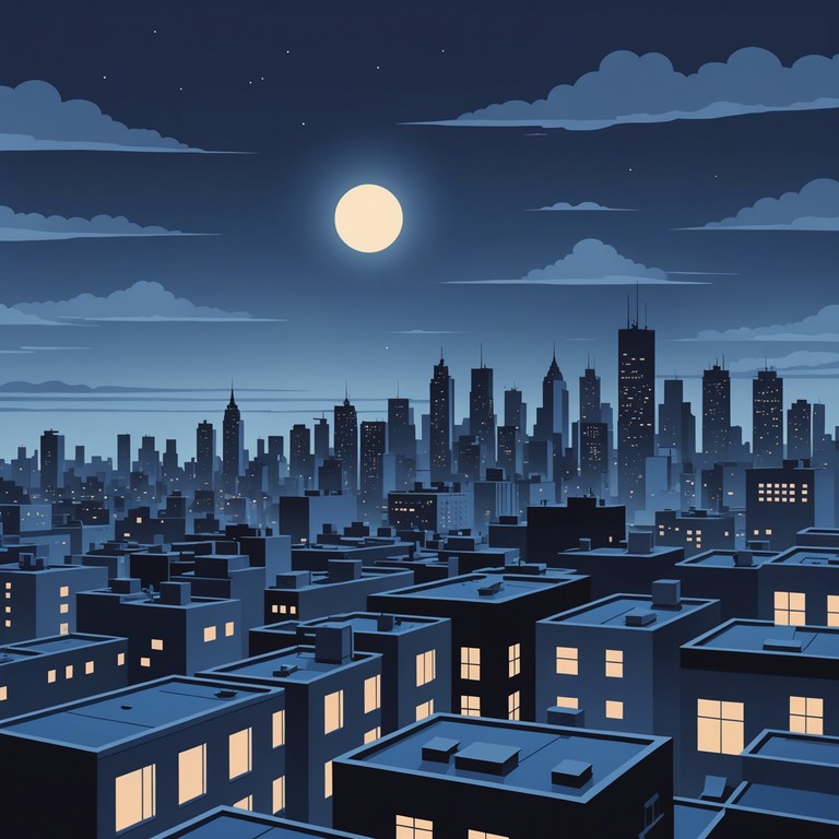 A purely instrumental journey portraying the sound of one's thoughts wandering the silent, illuminated city streets at night. An exploration of solitude amidst urban landscape, creating a serene yet thought provoking musical narrative.
