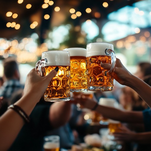 This track embodies the vibrant spirit of oktoberfest, with energetic accordion melodies that make you want to dance. The music paints a picture of cheerful revelers enjoying traditional german festivities, complete with hearty laughter, clinking beer steins, and joyous dancing.
