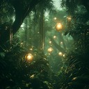 rainforest elements meet enchanting, mystical melodies for tranquility