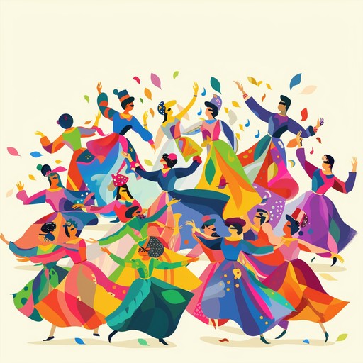 An energetic instrumental that combines lively bhangra rhythms with a funky groove, making it a perfect track for dance and celebration. The infectious beats of the dhol seamlessly blend with funky bass lines and guitars, creating an irresistible urge to move. This fusion of styles brings together traditional punjabi bhangra and the vibrant world of funk, setting the stage for an exuberant festival atmosphere.