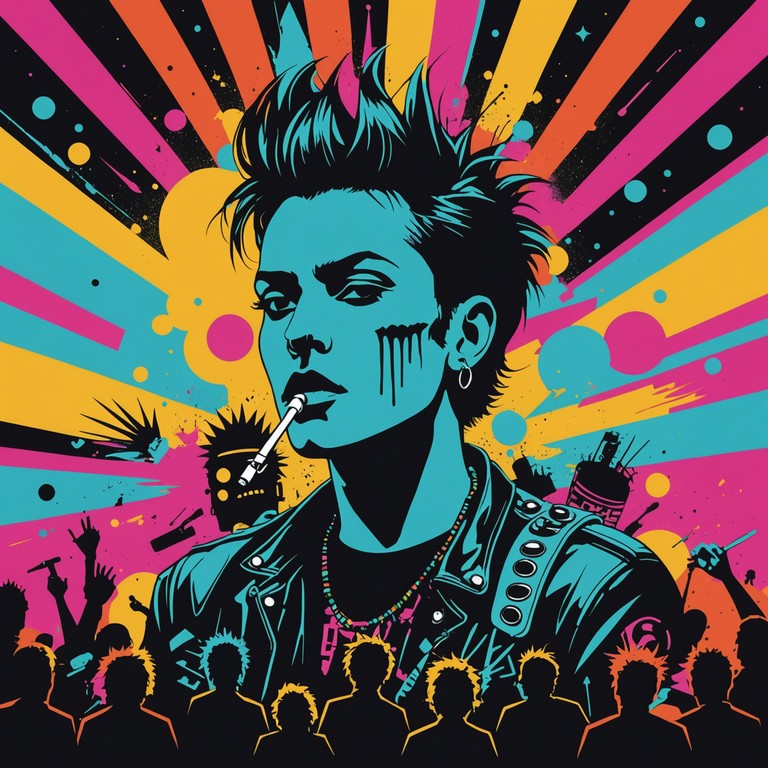 Combining the spirited bounce of funk with the raw energy of hardcore punk, this track delivers an audacious mix of thumping bass lines and fast paced punk riffs, ideal for high energy scenarios or expressive dance floors.