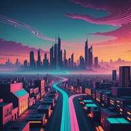 dreamy synth riding energetic waves.