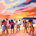 upbeat rhythms with vibrant and festive tropical vibes