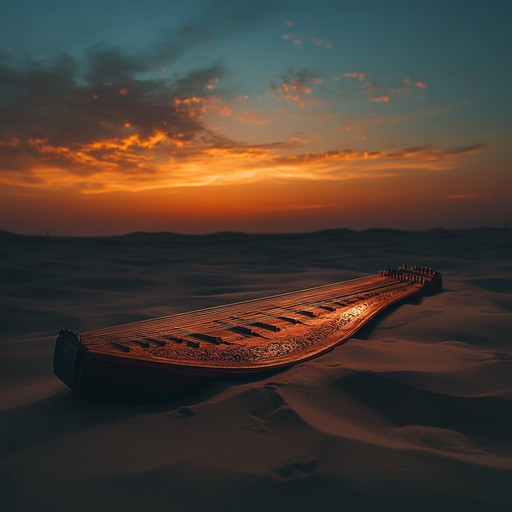 An instrumental composition that blends world instruments to evoke profound longing for one's distant homeland.