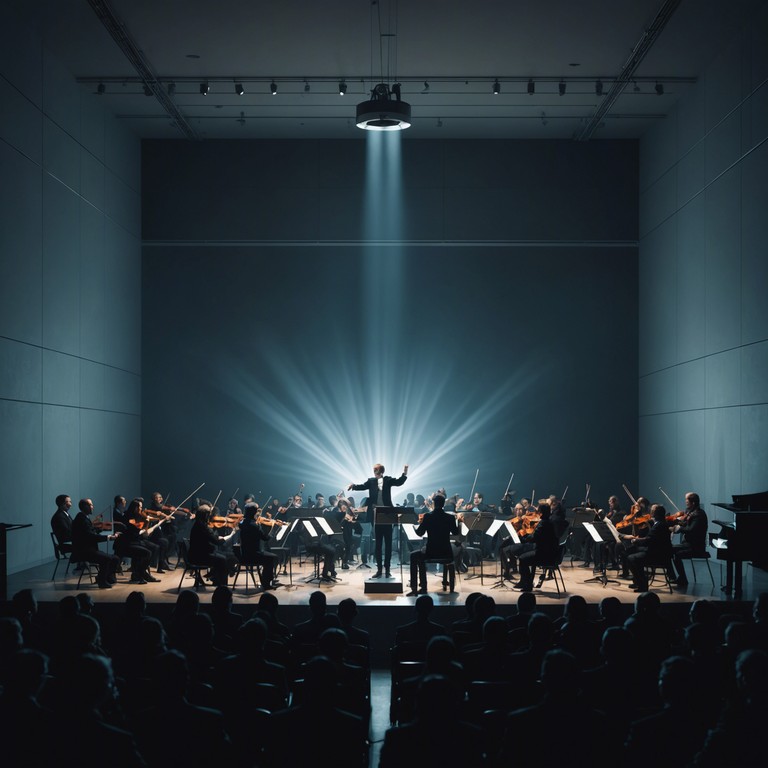 A single violinist takes center stage, leading the listener through a deeply personal musical experience that gradually builds to include the full depth of the symphony orchestra. The piece explores themes of solitude and union, with each note crafted to touch the soul.