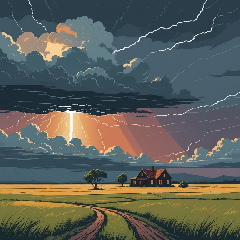 This track embodies the raw, emotive power of a storm gathering in the heartland's dust bowl. With gritty, twanging guitar riffs and a somber tone, it evokes a sense of righteous indignation and pensive reflection, mirroring a landscape both rugged and beaten.