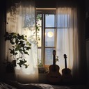 delicate melodies drift gently through the tranquil night air