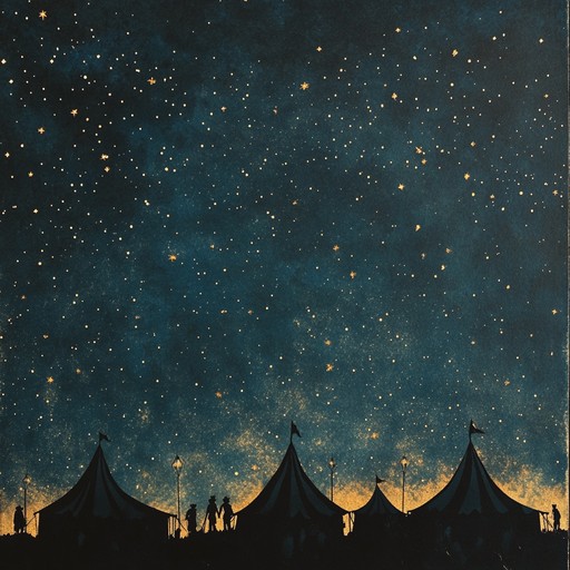 Dive deeper into the heart of a circus fantasy where performers from around the world gather under a canopy of stars. Each act brings its own flavor to the ensemble, creating a rich tapestry of sounds and emotions that captivate and enchant all who attend.