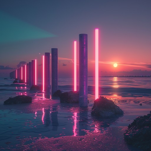 Immerse yourself in the gentle yet vibrant tones of soothing new wave. This instrumental track combines serene synthesizer melodies with lush soundscapes reminiscent of a serene dream, all carried by a mellow electronic rhythm. Perfect for unwinding and relaxation, it creates a peaceful, calming atmosphere that transports listeners to a tranquil, otherworldly space.
