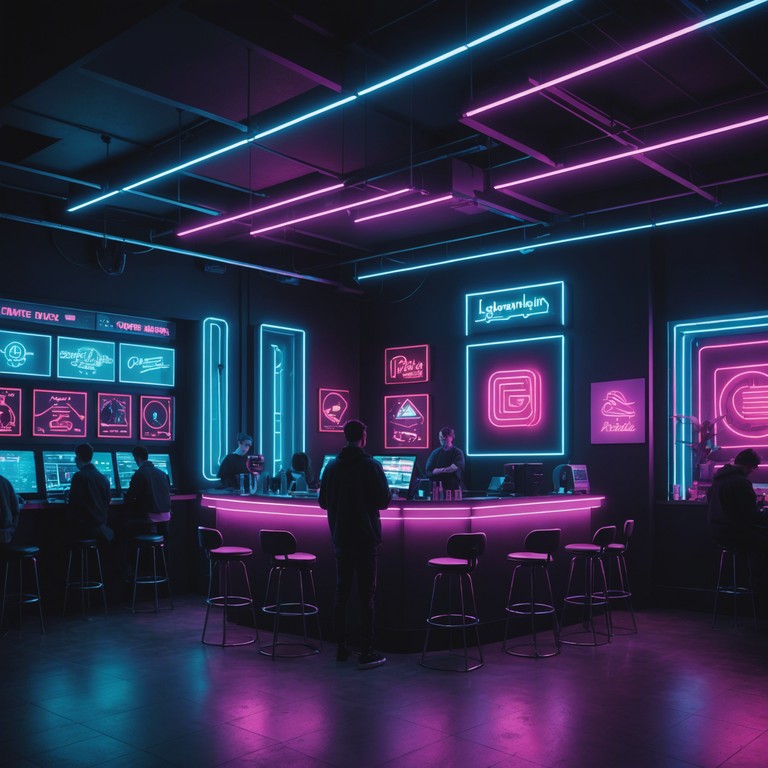 This track opens with a captivating, layered texture of punchy beats and swirling synthesizer rhythms early in the night at a bustling city's dance club, creating an atmosphere full of anticipation and energy. The groovy baseline introduces a thrilling vibe that stretches into the night, drawing in listeners with its dynamic crescendos and dance inducing sequences. Designed for an exhilarating start to an energetic night out. This track opens with a captivating, layered texture of punchy beats and swirling synthesizer rhythms early in the night at a bustling city's dance club, creating an atmosphere full of anticipation and energy. The groovy baseline introduces a thrilling vibe that stretches into the night, drawing in listeners with its dynamic crescendos and dance inducing sequences. Designed for an exhilarating start to an energetic night out.