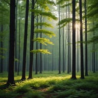 nature's melody bathes in sunlight