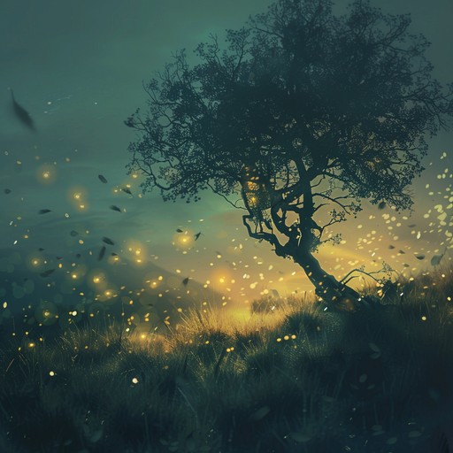 Imagine yourself wandering through a lush, enchanted forest, where glowing fireflies dance among the trees and a shimmering mist hangs in the air. As you venture deeper into this magical woodland, you encounter a hidden grotto filled with shimmering crystals and a tranquil, luminescent pool. The music captures the essence of this captivating scene, with delicate, twinkling melodies that evoke a sense of wonder and ethereal beauty. Imagine yourself wandering through a lush, enchanted forest, where glowing fireflies dance among the trees and a shimmering mist hangs in the air. As you venture deeper into this magical woodland, you encounter a hidden grotto filled with shimmering crystals and a tranquil, luminescent pool. The music captures the essence of this captivating scene, with delicate, twinkling melodies that evoke a sense of wonder and ethereal beauty.