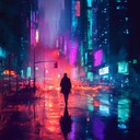 bittersweet synthwave track with nostalgic and melancholic tones