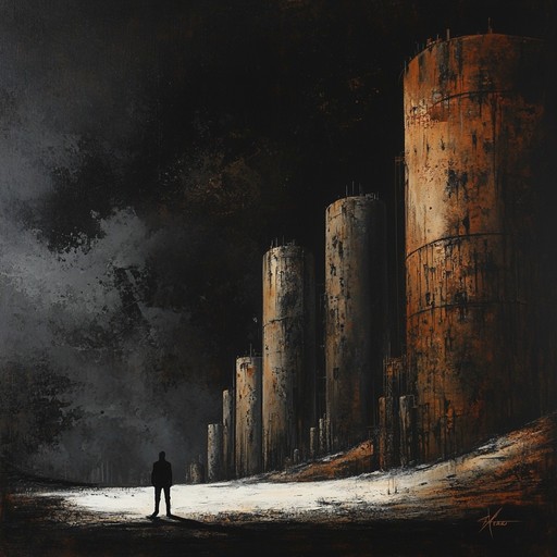 A melancholic piece combining industrial sounds with dark guitar melodies to portray the emptiness and deterioration within a forsaken city