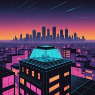 accelerated pulse under city lights