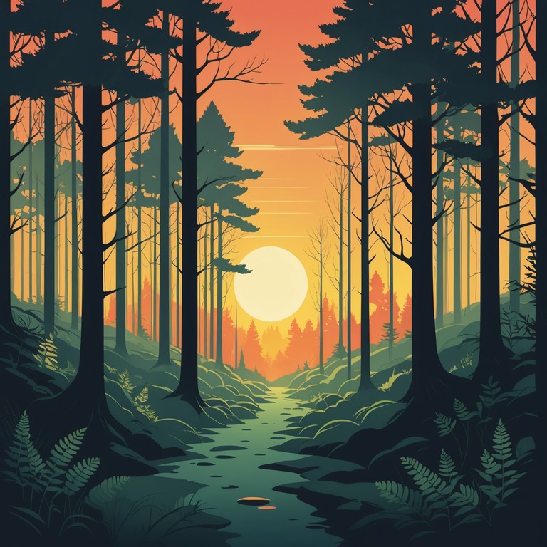 A folk inspired journey through melodious landscapes, where each note captures the serenity and whispering winds of a secluded forest. The sound is rich with the earthy tones of the hammered dulcimer, infused with a whimsical yet profound aura. This track merges natural elements with introspective melodies to portray the hidden beauty and secrets of the woods.