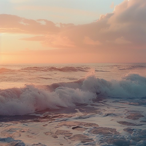 Imagine sitting by the ocean at sunset, waves gently lapping the shore as a melody softly plays in the background. This track combines the natural sound of ocean waves with serene musical elements to create a soothing and peaceful atmosphere, perfect for relaxation or meditation.