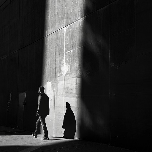 This track captures the essence of city nightlife with an alluring combination of haunting synths and deep bass lines that embody the mysterious and somewhat edgy feel of exploring urban landscapes after dark. The composition should be layered, with a slow buildup to a more complex drop, utilizing texture and depth to evoke a sense of intrigue and excitement.