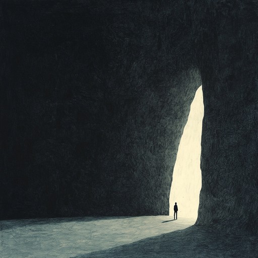 Experience an immersive ambient exploration of deep, dark underground soundscapes, where theremin tones blend with resonant drones to evoke profound mystery and introspection.