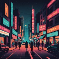 upbeat tune with catchy electropop beat.