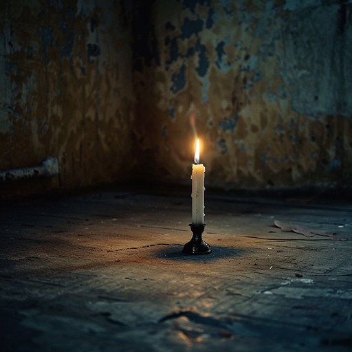 A hauntingly detailed baroque composition that invokes deep feelings of loneliness and reflection, akin to wandering through the deserted corridors of an ancient castle.