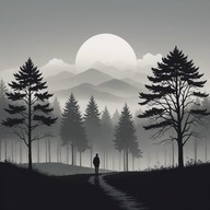 haunting rhythms under starlit isolation