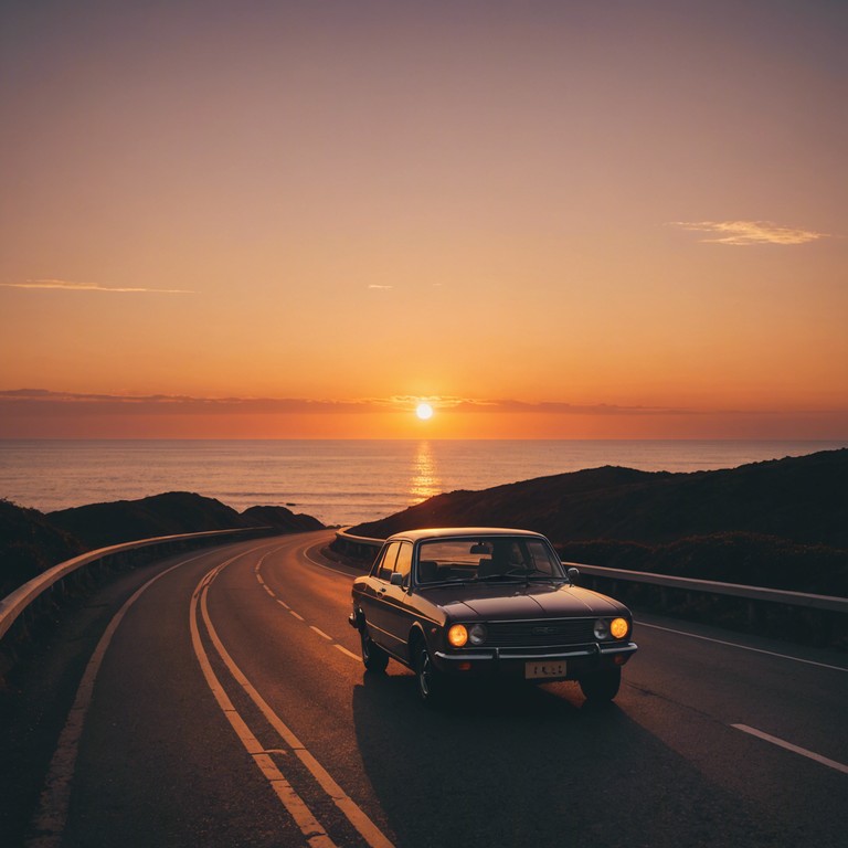 Inspired by warm summer evenings, this track combines an energetic beat with a catchy bass line and a hint of nostalgic synth sounds for a sunset drive. The fresh and vibrant tune captures the essence of youth and relaxation, perfect for seasonal transitions.