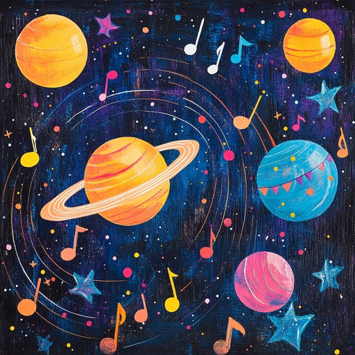 Embark on a whimsical journey through the stars with playful synth melodies that dance over pulsating trance beats. This instrumental track blends energetic rhythms with cosmic ambience, creating a joyful and uplifting experience that transports listeners to a vibrant interstellar playground.