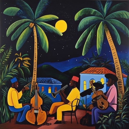 A dreamy, instrumental track blending smooth, flowing afro cuban rhythms with enchanting melodies and atmospheric sounds to create a captivating and ethereal musical experience