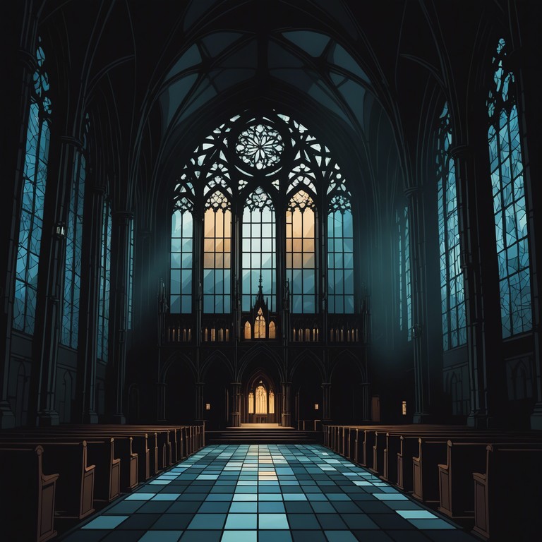 This composition wades through the deep waters of human emotion, encapsulating the essence of sorrow and introspection with deep, resonant tones. Specifically employing a church organ to bring a solemn, haunting ambiance, it evokes scenes of dark cathedrals and reflective silence, making use of minor keys and slow tempos to deepen the dramatic impact.