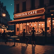 elegant piano melodies evoke a parisian night