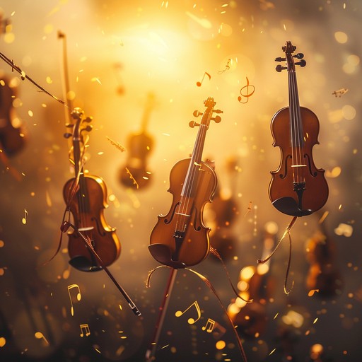 Bright modern classical piece, rich with vibrant strings and uplifting melodies, reflecting the energy and promise of a new day. The harmonies and dynamic crescendos evoke feelings of hope, renewal, and joy