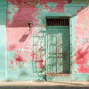 a vibrant street scene