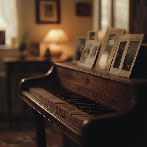 An evocative piano piece that combines the echoes of the past with the delicate touch of the present, creating an immersive soundscape where each note builds on the sentiment of yesteryears in a tranquil moonlit setting.