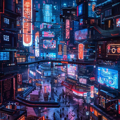 Experience the pulsating energy of a futuristic urban landscape with electrifying synths driving a dynamic, high octane cyberpunk adventure that captivates and stimulates the senses.