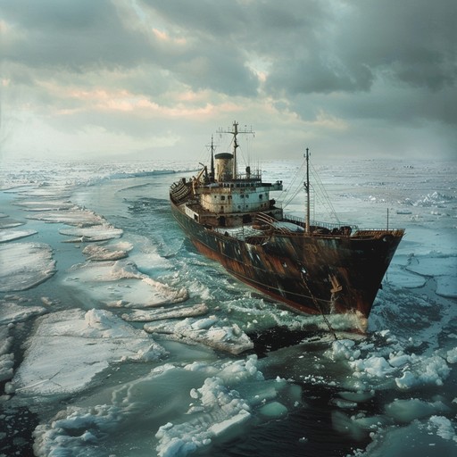 Immerse yourself in the heart of the russian navy, traversing vast icy waters filled with reflective echoes of the maritime past. This instrumental piece invites listeners to ponder the solemn expanse, tinged with both pride and melancholy, as the powerful brass works with the gentle strings to evoke an era of naval grandeur and solitude.