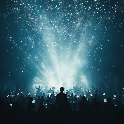 A fusion of dynamic orchestral scores and intergalactic grooves creates an unforgettable dance experience. This piece is perfect for adding a sense of grandeur and cosmic energy to any event or soundtrack.