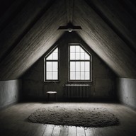 ghostly melodies float through aged timbers.