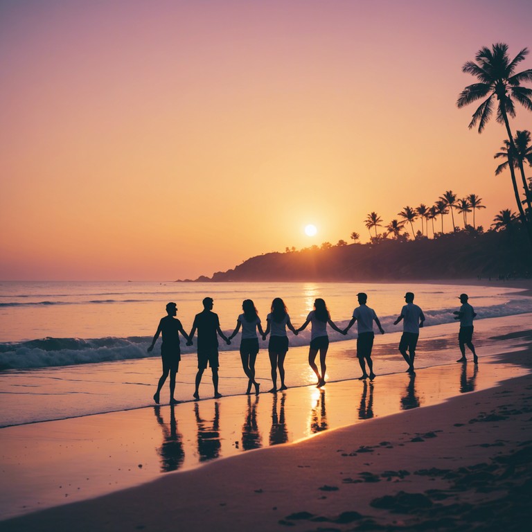 This track features a bright and lively melody, embodying the energy of a sunny beach party. It combines a punchy beat with playful synths to create an atmosphere of joy and excitement, perfect for a summer playlist.